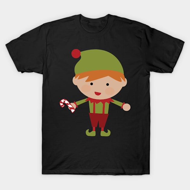 Christmas Elf hug Give Me Hug T-Shirt by andytruong